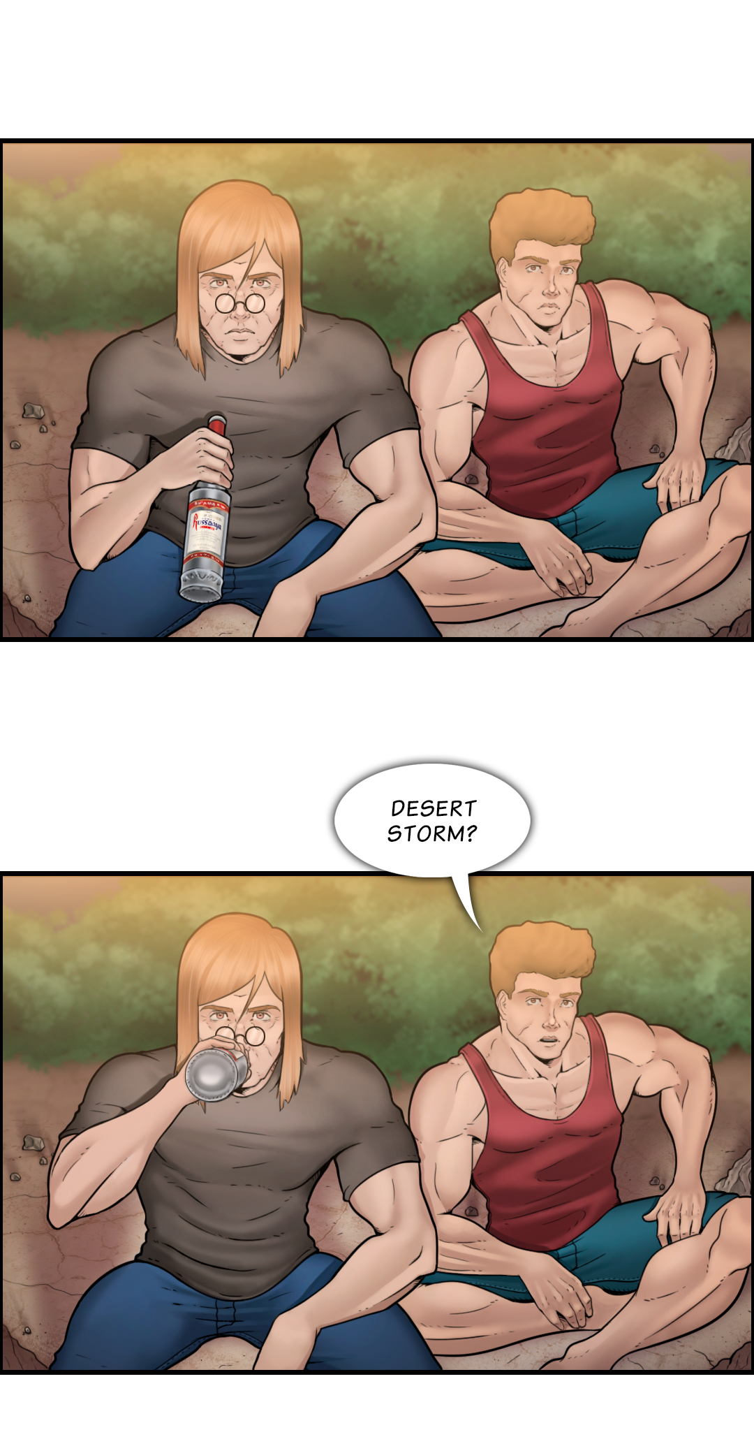 (S1) Sans Chocolate and Slut Worshiping Retard panel 3